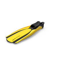 Swim Fins Yellow PNG & PSD Images