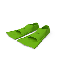 Swim Fins Green PNG & PSD Images