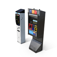 Dirty Bus Ticket Kiosk PNG & PSD Images