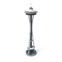 Space Needle Tower PNG & PSD Images
