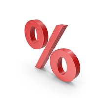 Red Percentage Icon PNG & PSD Images