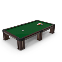 9 Ball Pool Table And Balls PNG & PSD Images