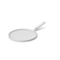 Monochrome Pancake Pan PNG & PSD Images