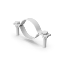 Monochrome Pipe Clamp PNG & PSD Images