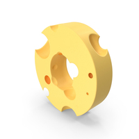 Сheese Alphabet Number 0 PNG & PSD Images