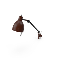 Brown PJ72 Bedside Lamp PNG & PSD Images