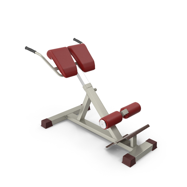 Hyperextension Bench Red PNG & PSD Images