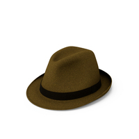 Fedora Hat Brown PNG & PSD Images