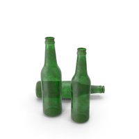 玻璃瓶绿色PNG和PSD图像