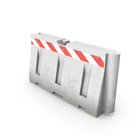 Plastic Barricade White PNG & PSD Images