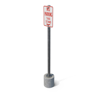 Taxi Stand Sign On A Square Pole PNG & PSD Images