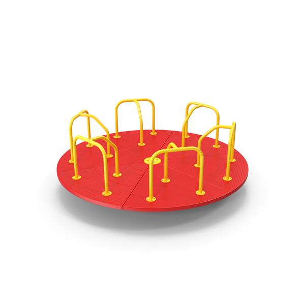 Merry Go Round 10 Foot Red PNG & PSD Images