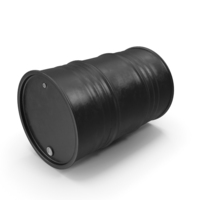 Fallen Clean Black Metal Barrel PNG & PSD Images