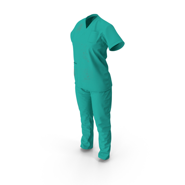 Female Surgeon Dress with Blood PNG & PSD Images
