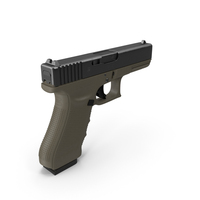 Glock 17 Semi Automatic Pistol PNG & PSD Images