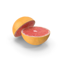 Grapefruit Cross Section PNG & PSD Images