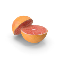 Grapefruit Cross Section PNG & PSD Images