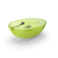 Green Grape Cross Section PNG & PSD Images