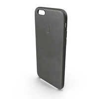 iPhone 6 Plus Leather Case Grey PNG & PSD Images