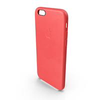 iPhone 6 Leather Case Red PNG & PSD Images