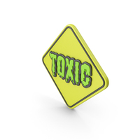 Toxic Road Sign PNG & PSD Images