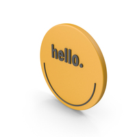 Hello Smiley Face Sign PNG & PSD Images