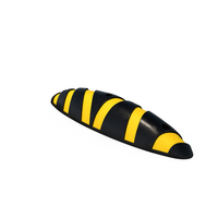 Yellow & Black Bike Lane Divider PNG & PSD Images
