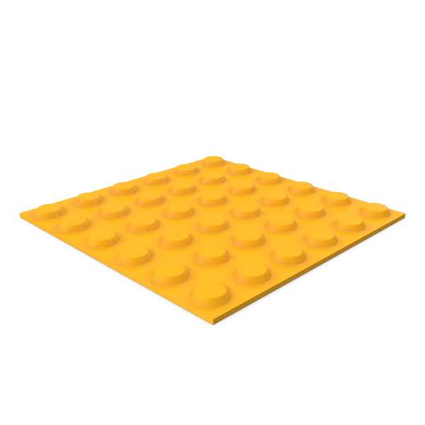 Yellow Clean Dotted Tactile Pavement PNG & PSD Images