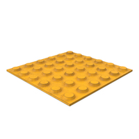 Yellow Dirty Dotted Tactile Pavement PNG & PSD Images