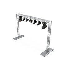 Mobile Truss System with Lights PNG & PSD Images