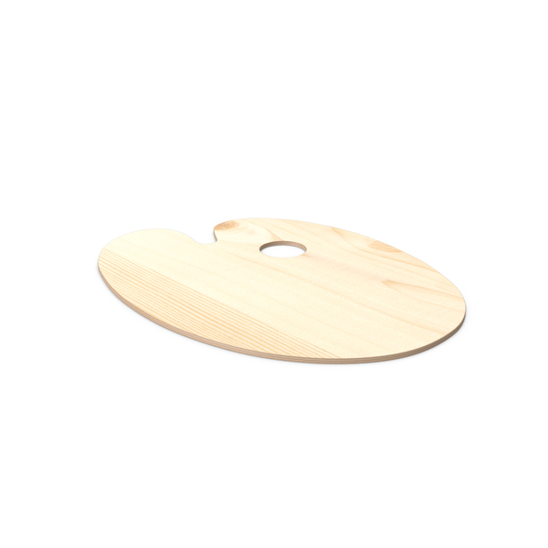 Wooden Paint Palette PNG & PSD Images