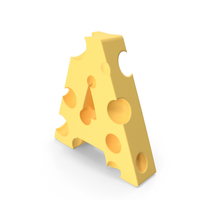 Cheese Letter A PNG & PSD Images