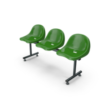 Plastic Chairs Row of 3 Seater PNG & PSD Images