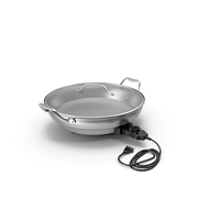 Round Electric Skillet PNG & PSD Images