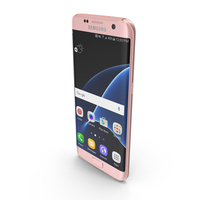 Samsung Galaxy S7 Edge Pink Gold PNG & PSD Images
