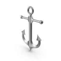 Silver Anchor PNG & PSD Images