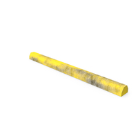 Dirty Yellow Concrete Parking Wheel Stop Bar PNG & PSD Images