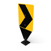 Ground Right Chevron Alignment Sign PNG & PSD Images
