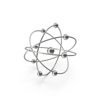 Planetary Atom Silver PNG & PSD Images