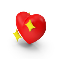 Sparkling Heart PNG & PSD Images