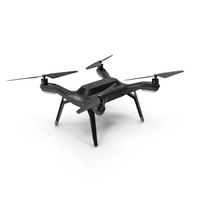 3DR Solo Drone Quadcopter PNG & PSD Images