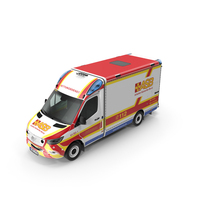 ASB Mercedes Sprinter Ambulance With Simple Interiors PNG & PSD Images