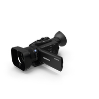 紧凑型摄像机Sony PXWS X70 PNG和PSD图像