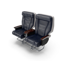 First Class Passenger Double Aircraft Seat PNG & PSD Images