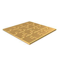 Golden Puzzle PNG & PSD Images