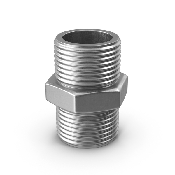 Silver Gas Pipe Adapter PNG & PSD Images