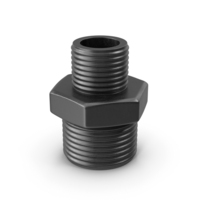 Black Gas Pipe Adapter PNG & PSD Images