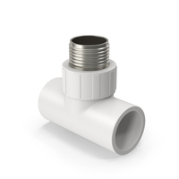 Plastic Malе Tee Pipe PNG & PSD Images