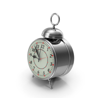 Silver Alarm Clock PNG & PSD Images