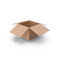 Open Cardboard Box PNG & PSD Images